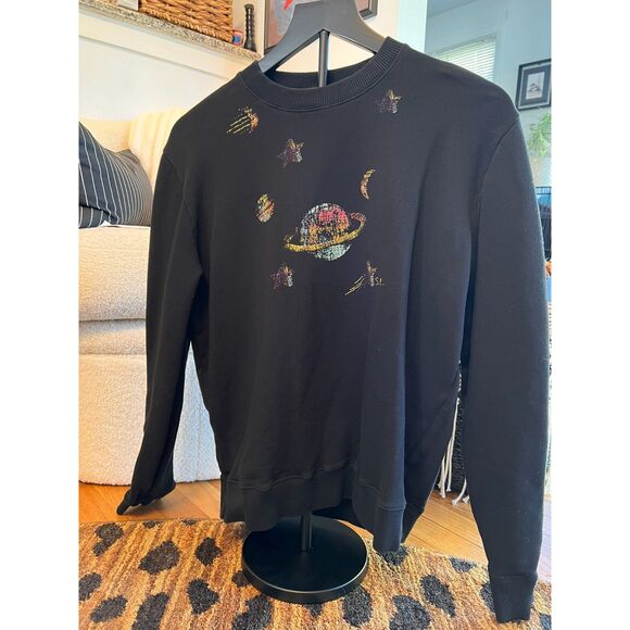 Saint Laurent Space Print Crew Neck - Picture 7 of 9